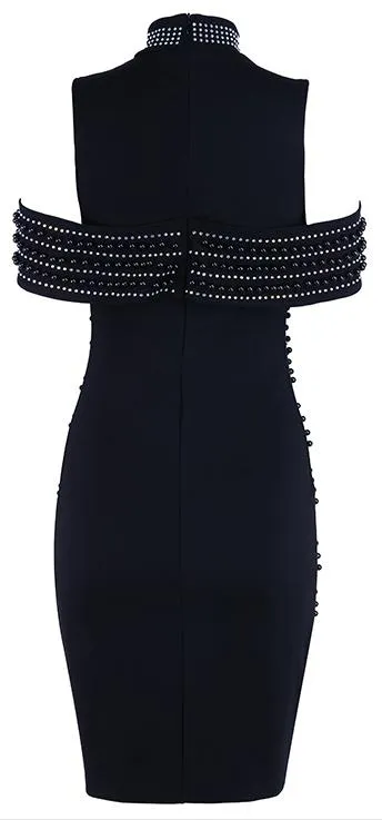 Bead & Crystal Embellished Dress