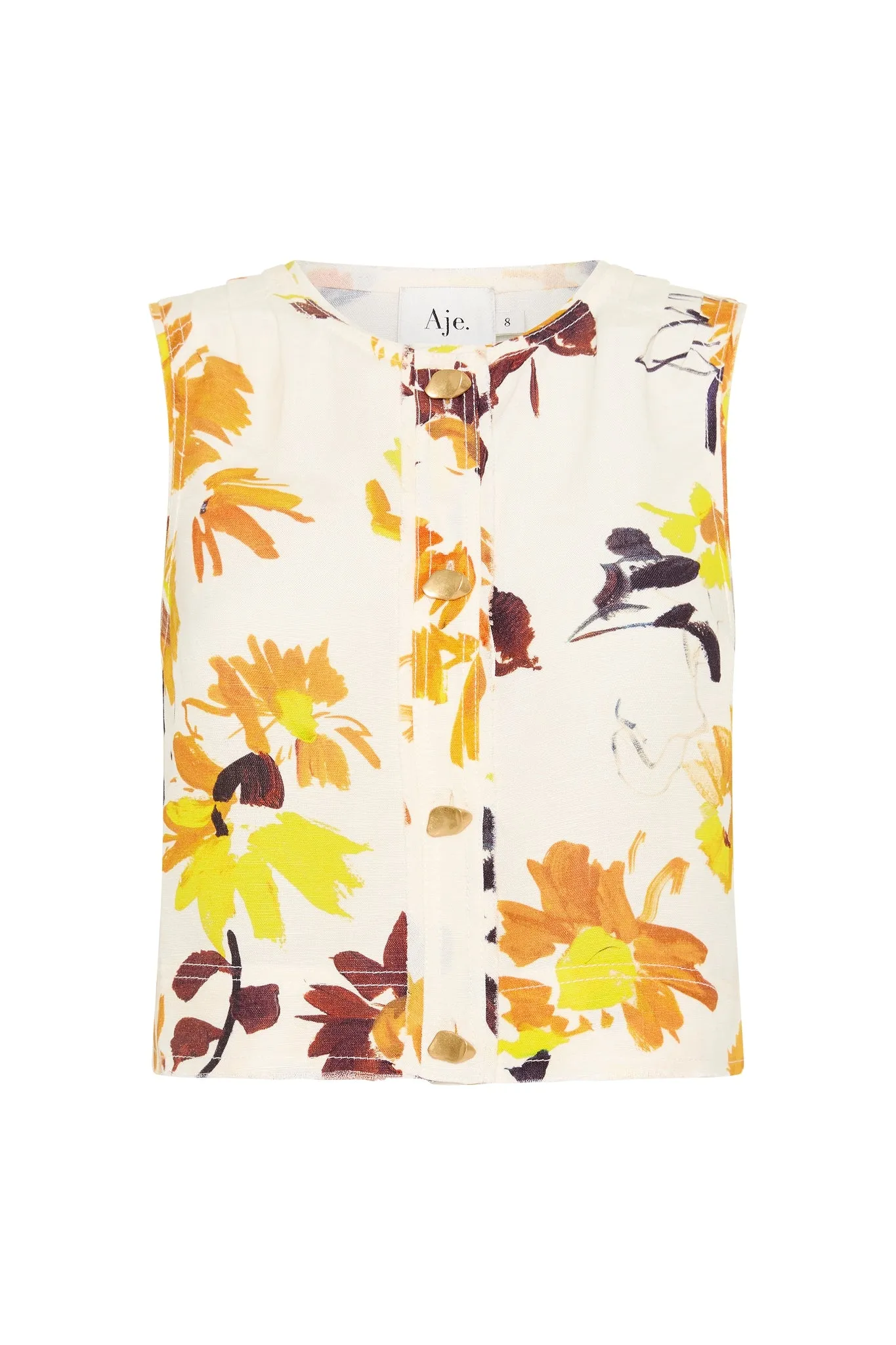 Bessie Floral Shell Top