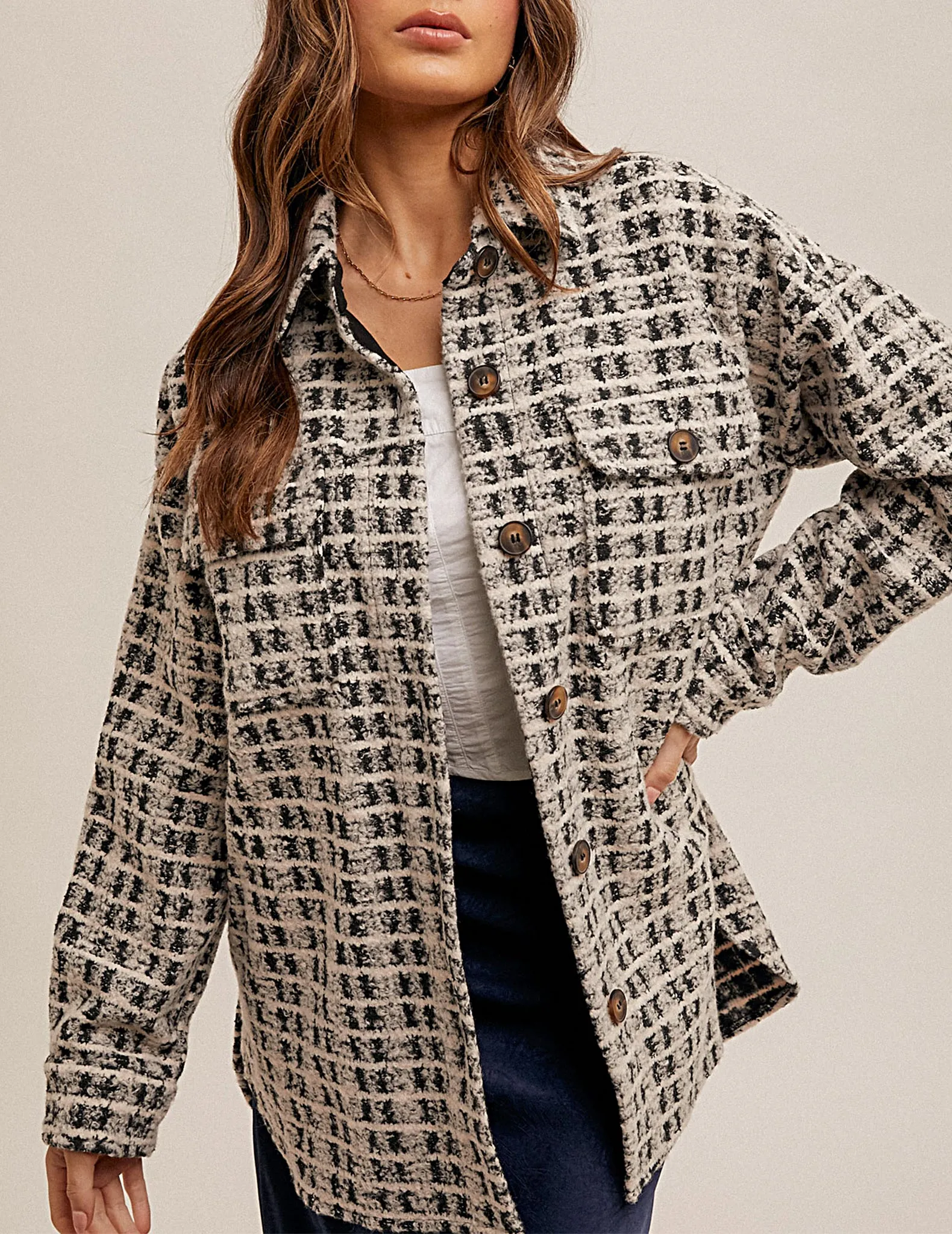 Blake Checkered Boucle Jacket