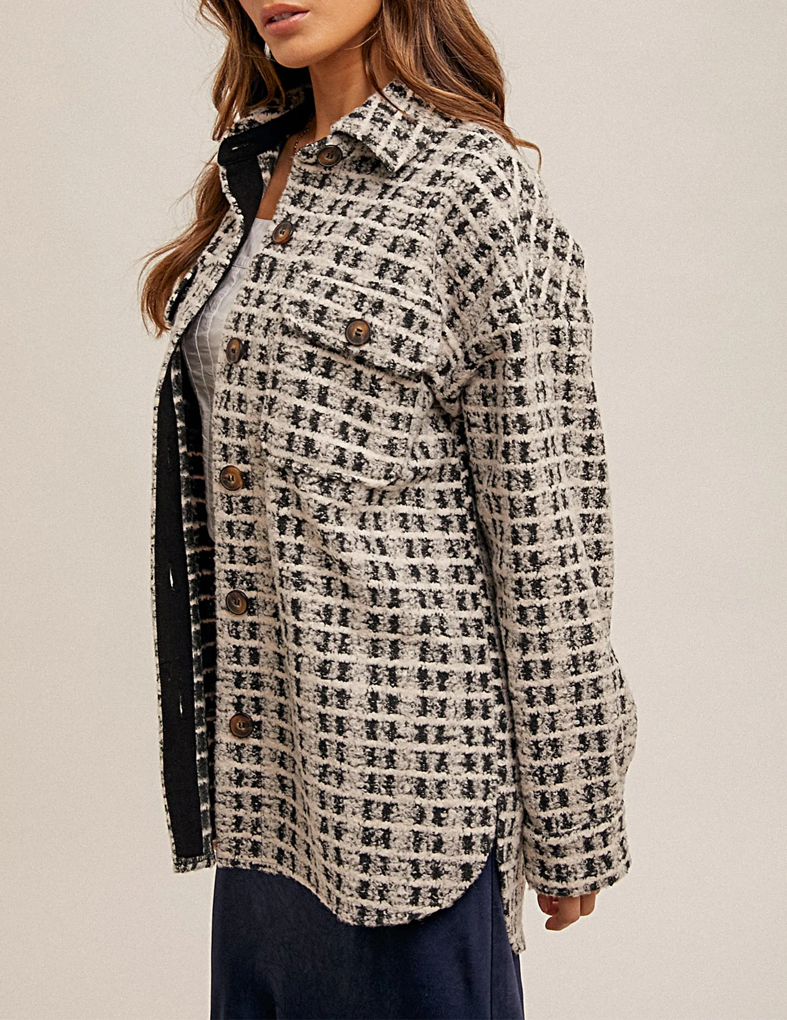 Blake Checkered Boucle Jacket