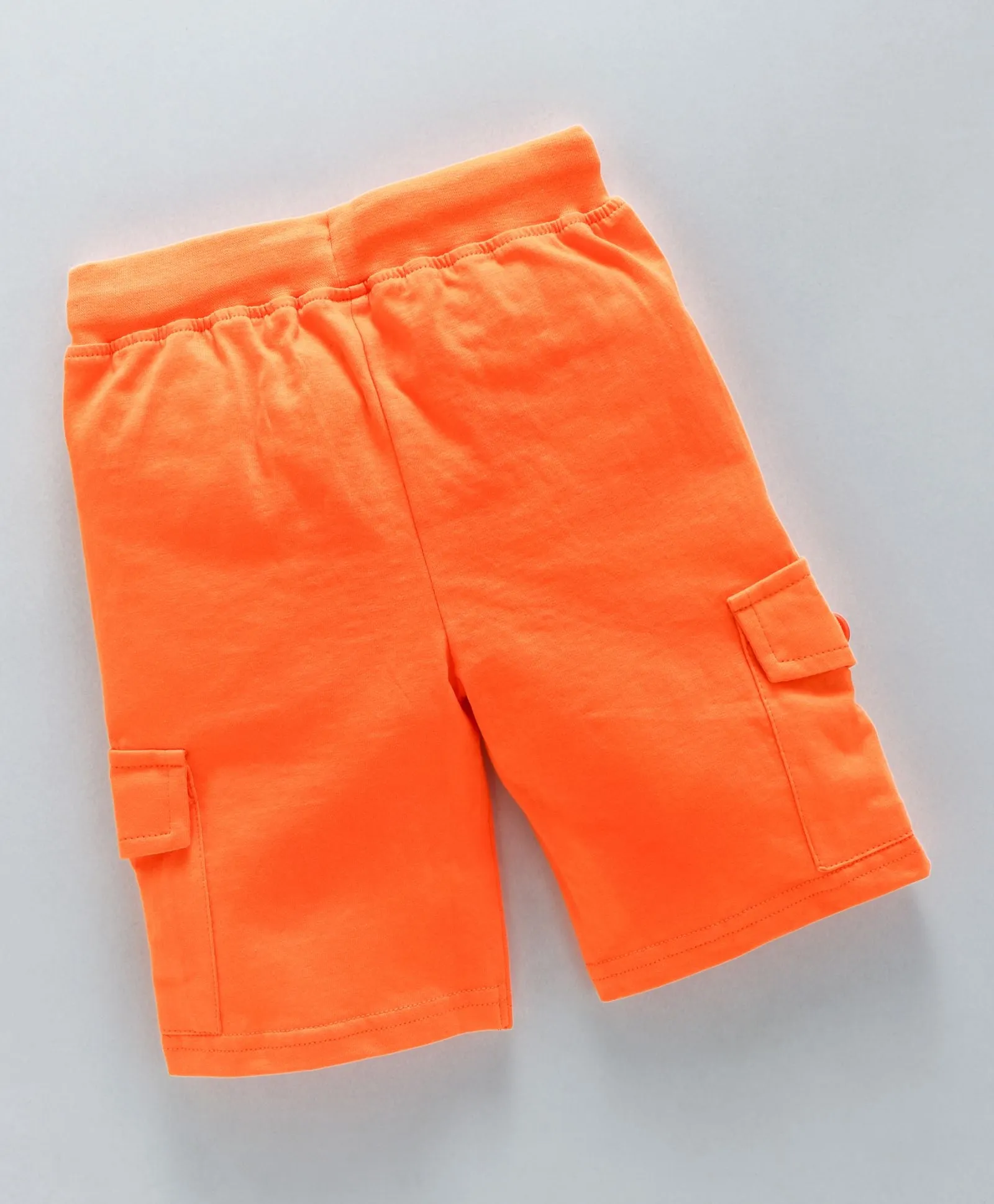 Boys Knee Length Jersey Cargo Shorts