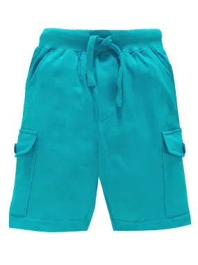 Boys Knee Length Jersey Cargo Shorts