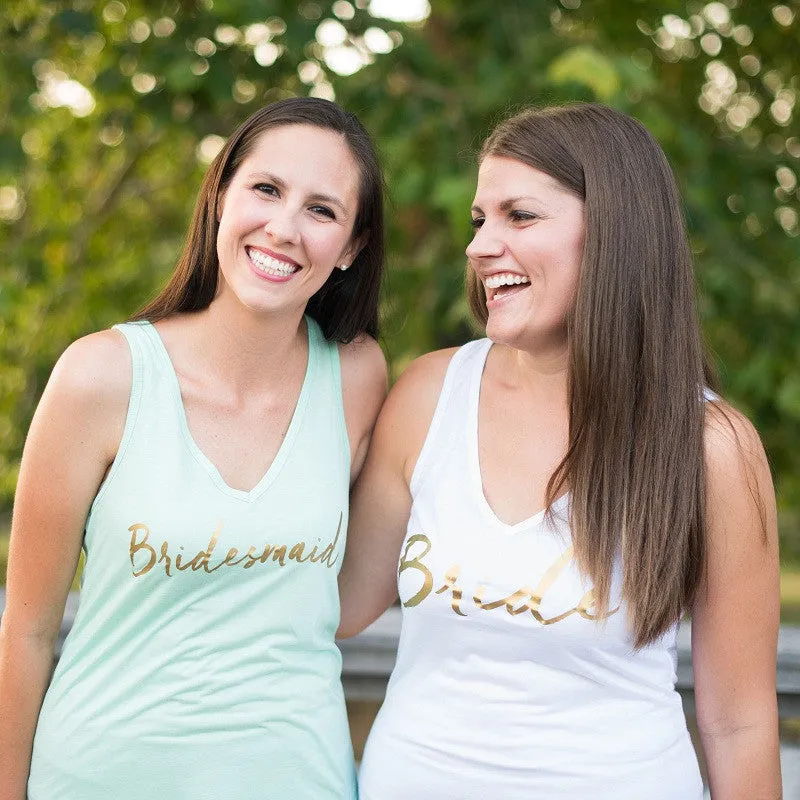 Flowy Bridesmaid Tank Tops