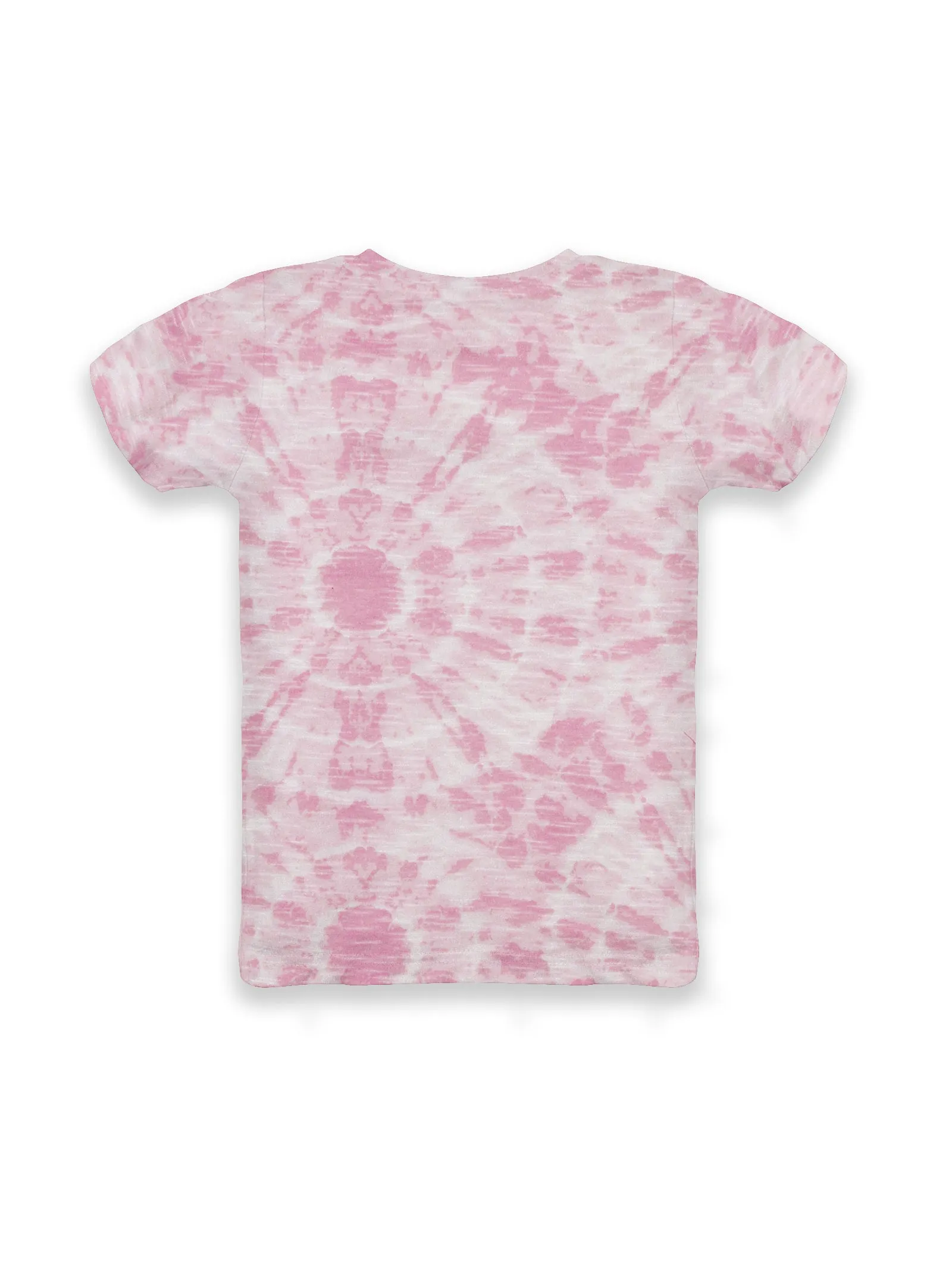 Girls Tie & Dye Round Neck Half Sleeve Tee