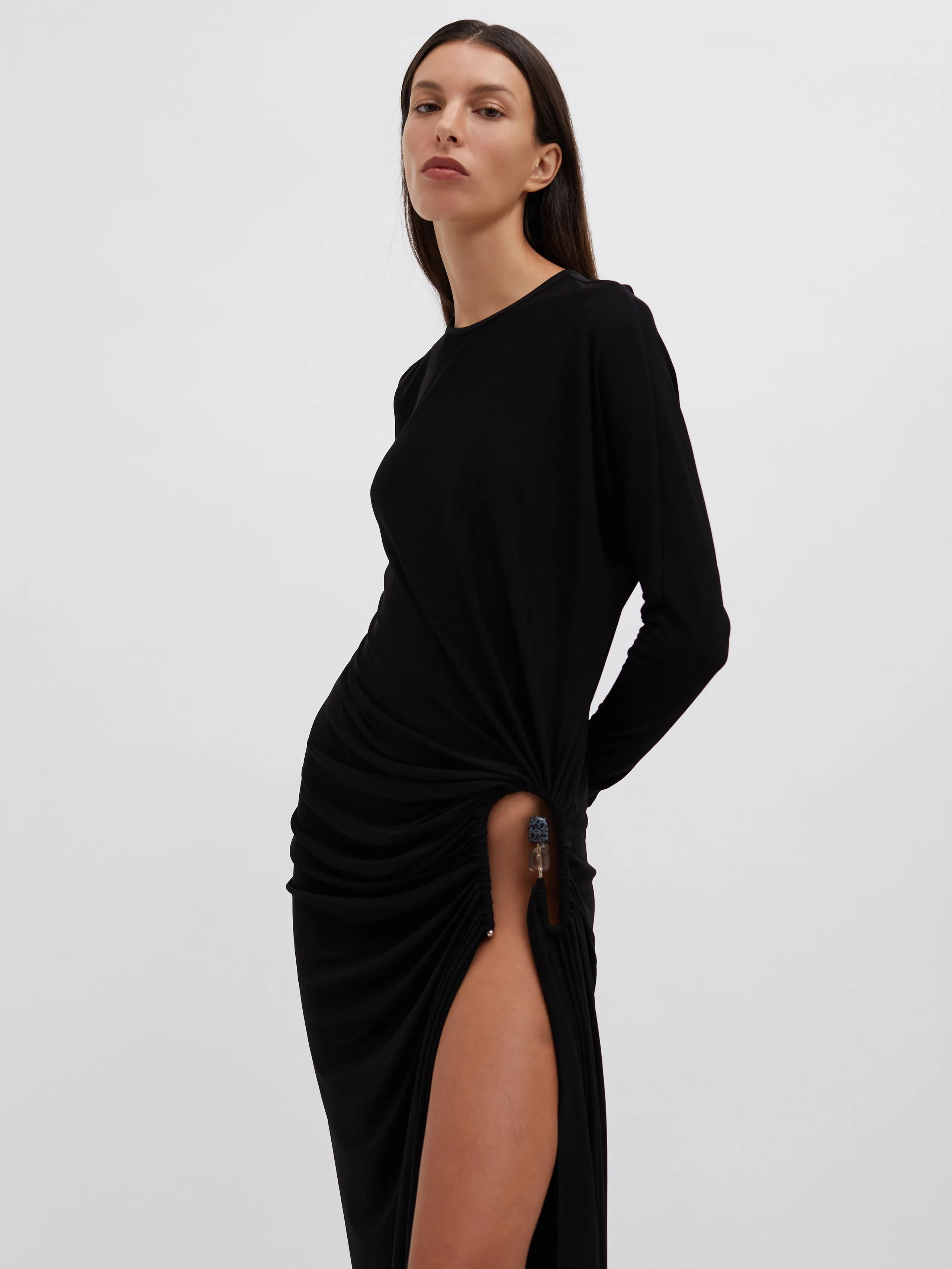 HELIX CRYSTAL STONE L/S DRESS