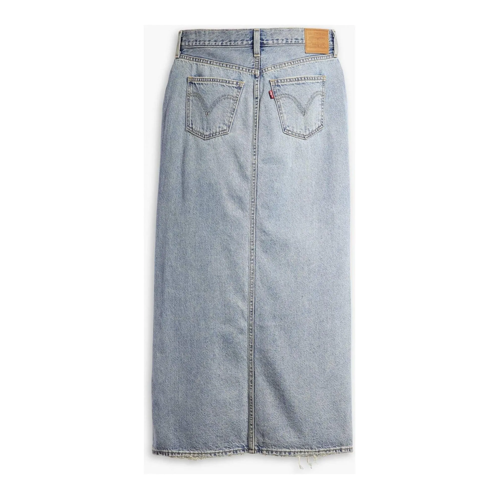 Levi's Ankle Column Skirt Please Hold in Blue