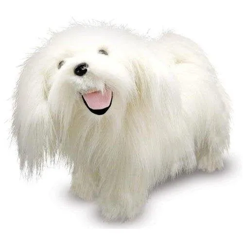 Melissa & Doug - Deluxe Maltese Plush