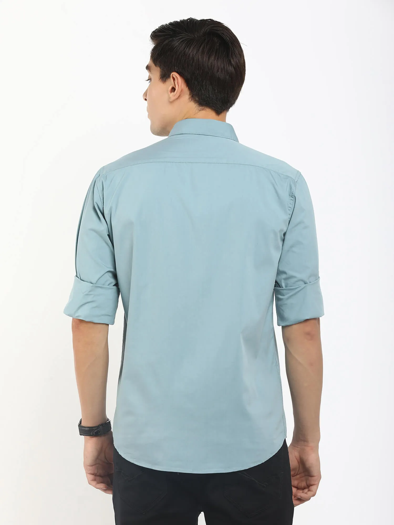 Men Blue Formal Shirt (GBMNR 3007)