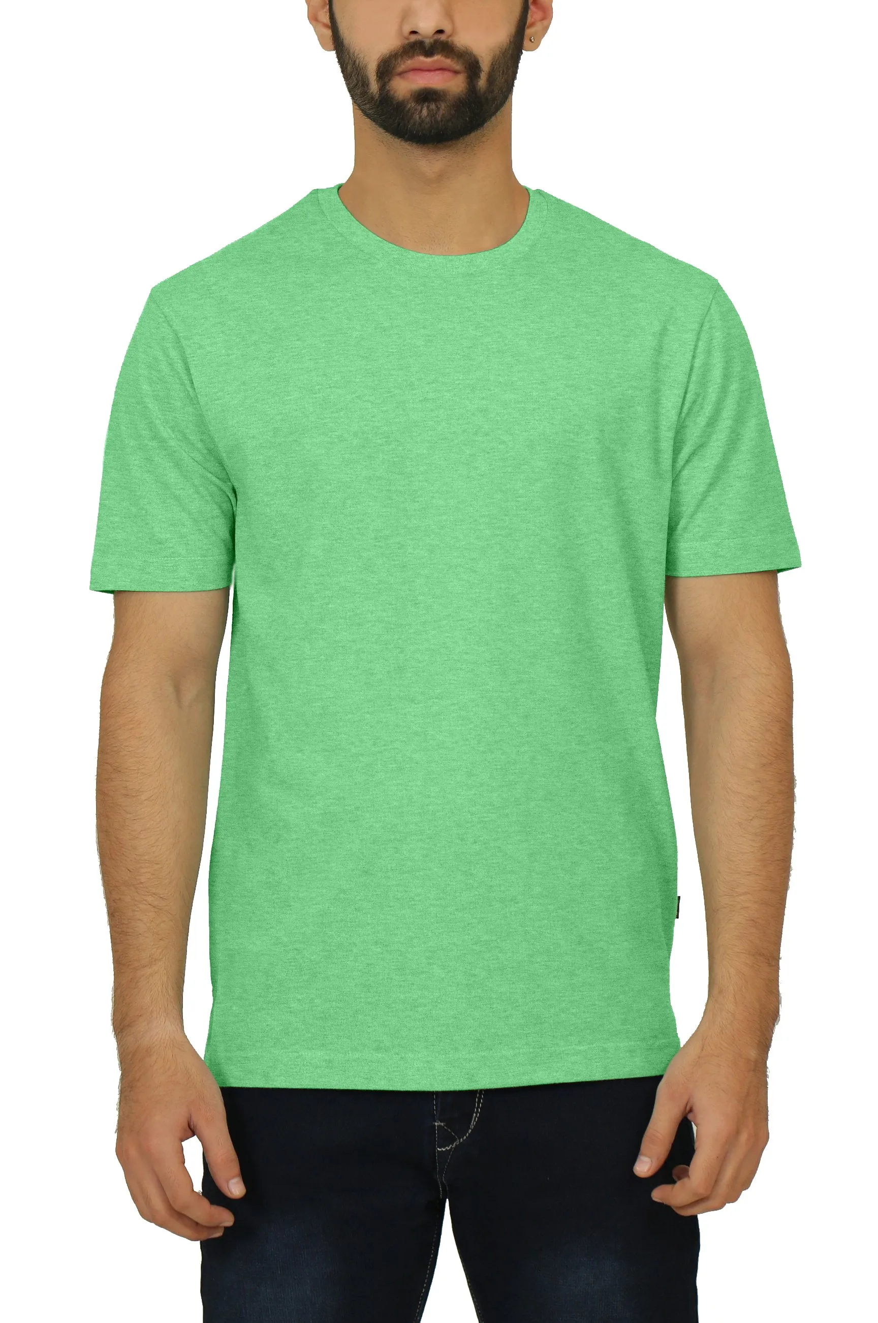 Men's Round Neck T-shirt - Fairway Heather