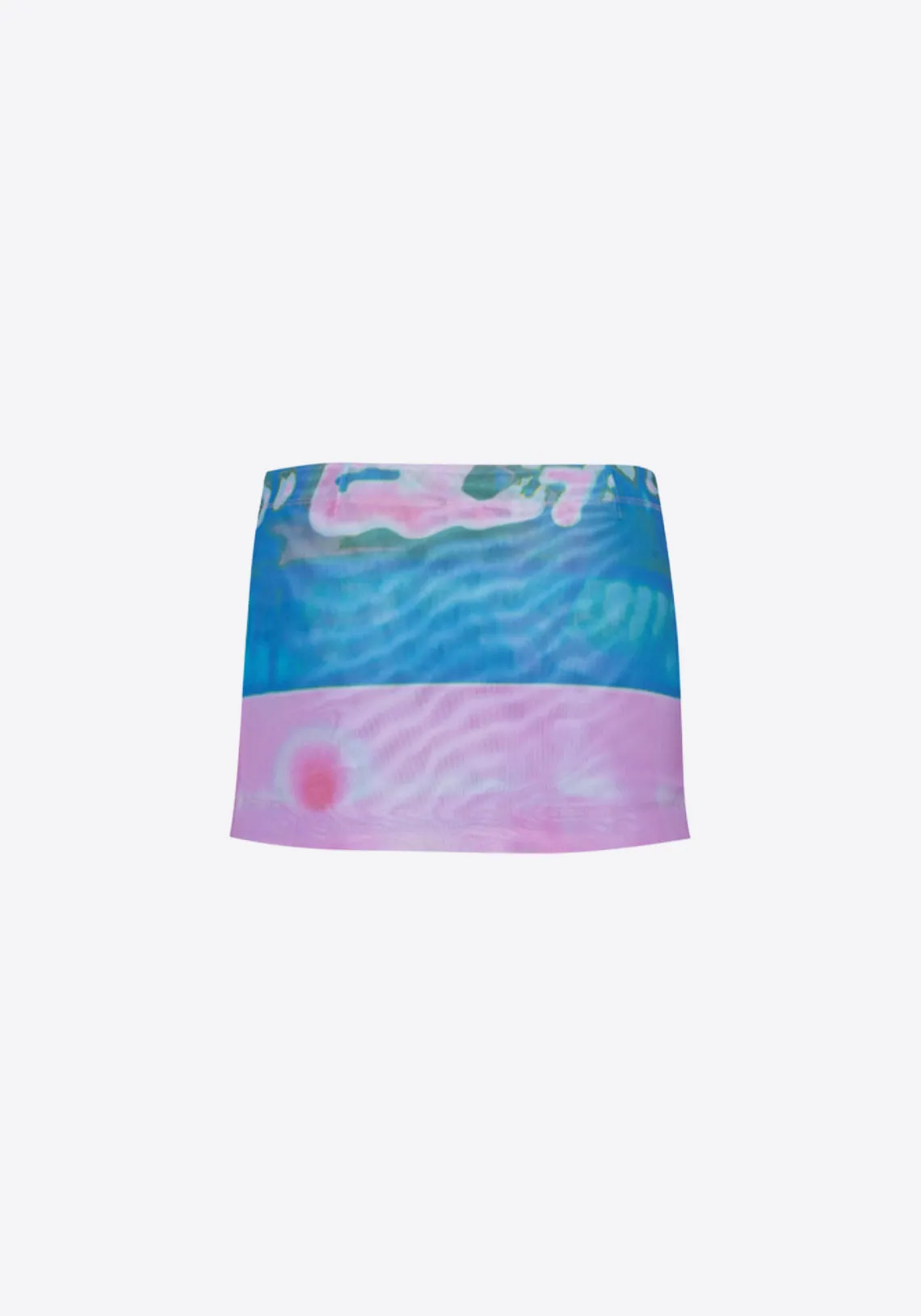 MICRO MINI SKIRT THERMAL PASTEL