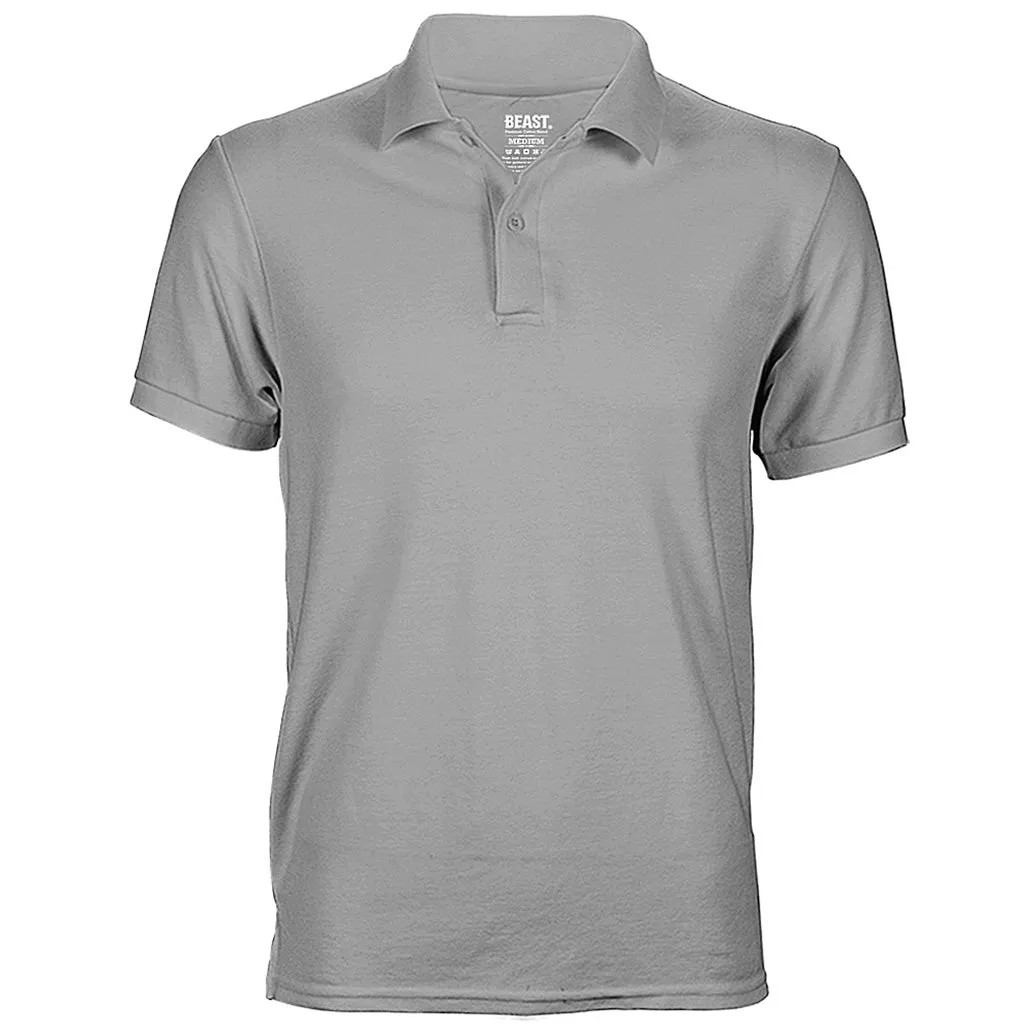 Misty Grey Polo T-Shirt