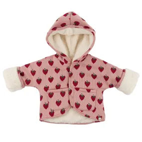 oh baby! Winter Snowdrift Hoodie Jacket with Cream Lining - Winter Berries