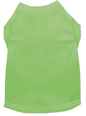 Plain Pet Shirts Lime Green Sm