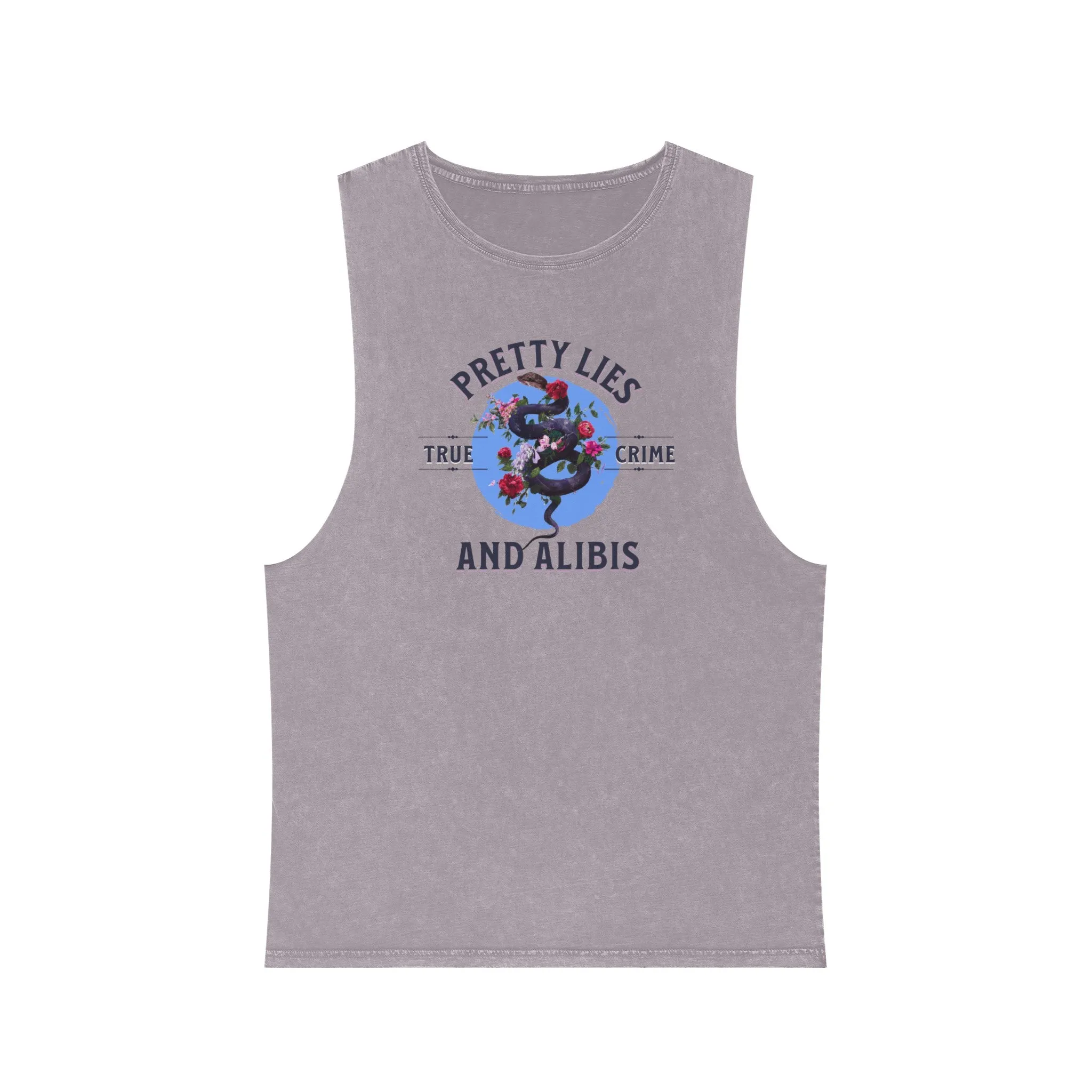 Pretty Lies Unisex Stonewash Tank Top