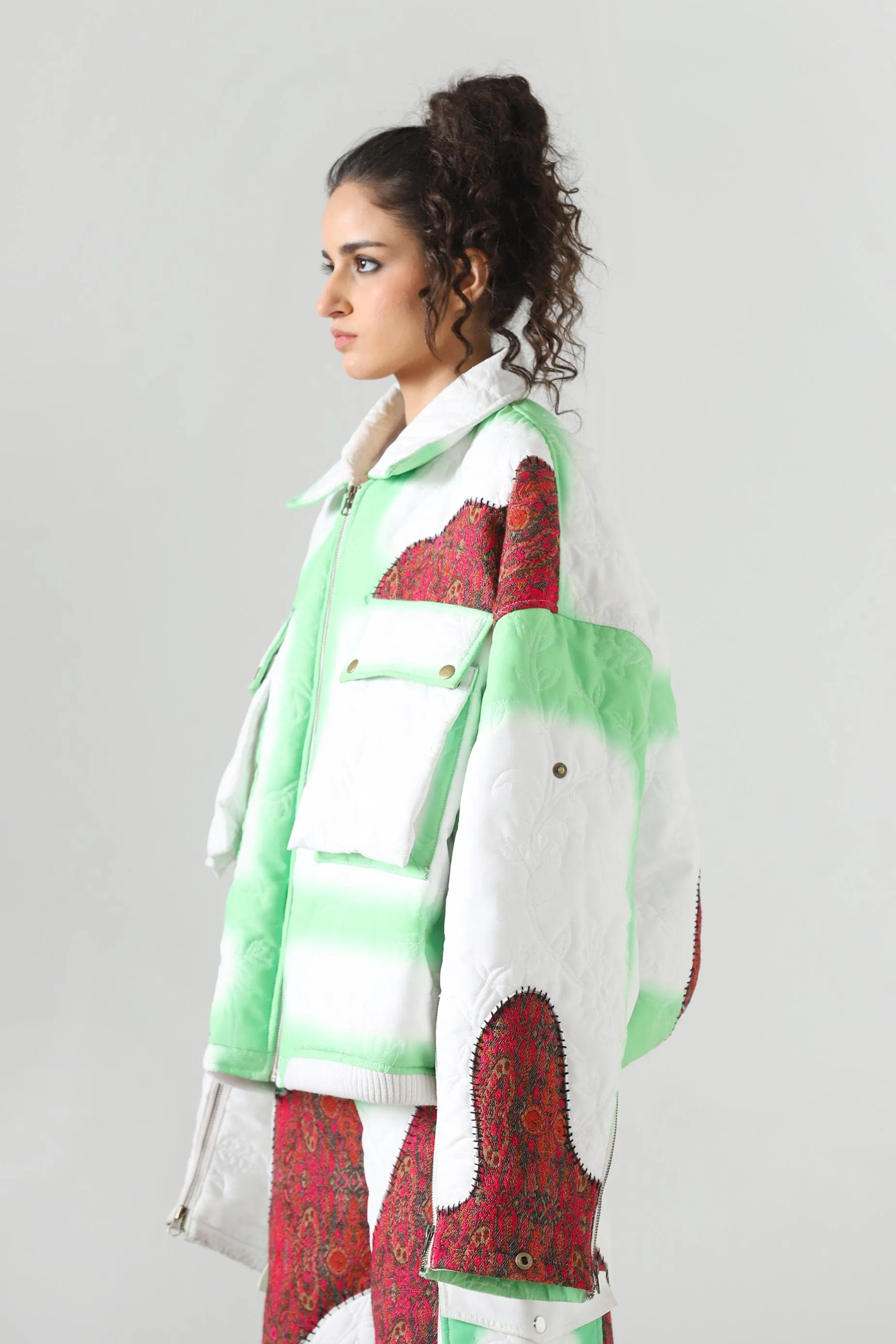 "CLOUDY LOVE" QUILTED JACKET