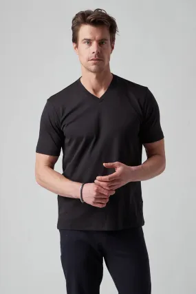 Raffi The Noah Must Have V Neck RW22201 | Black | Aqua Collection