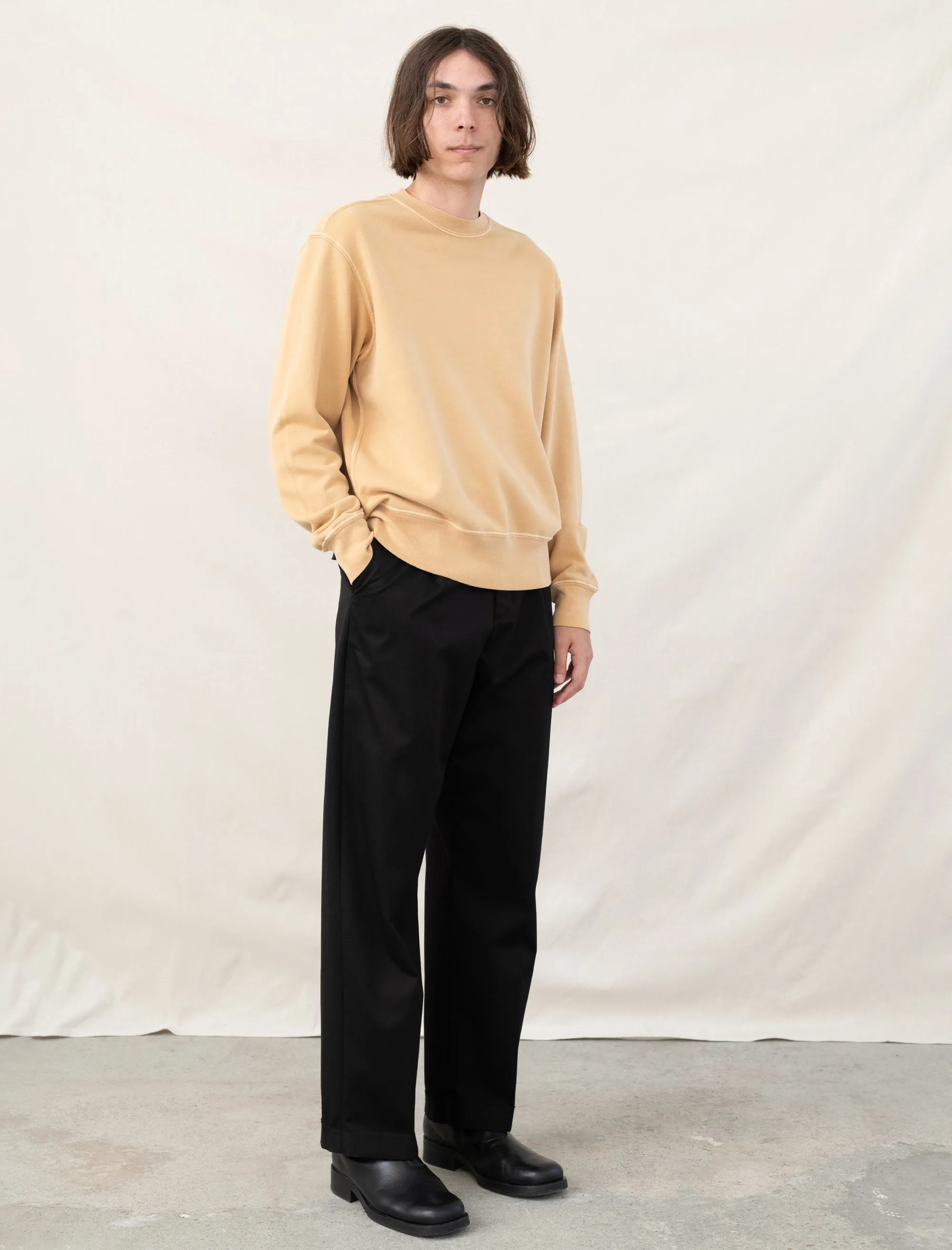 Relaxed Sweatshirt (Mustard Pigment)