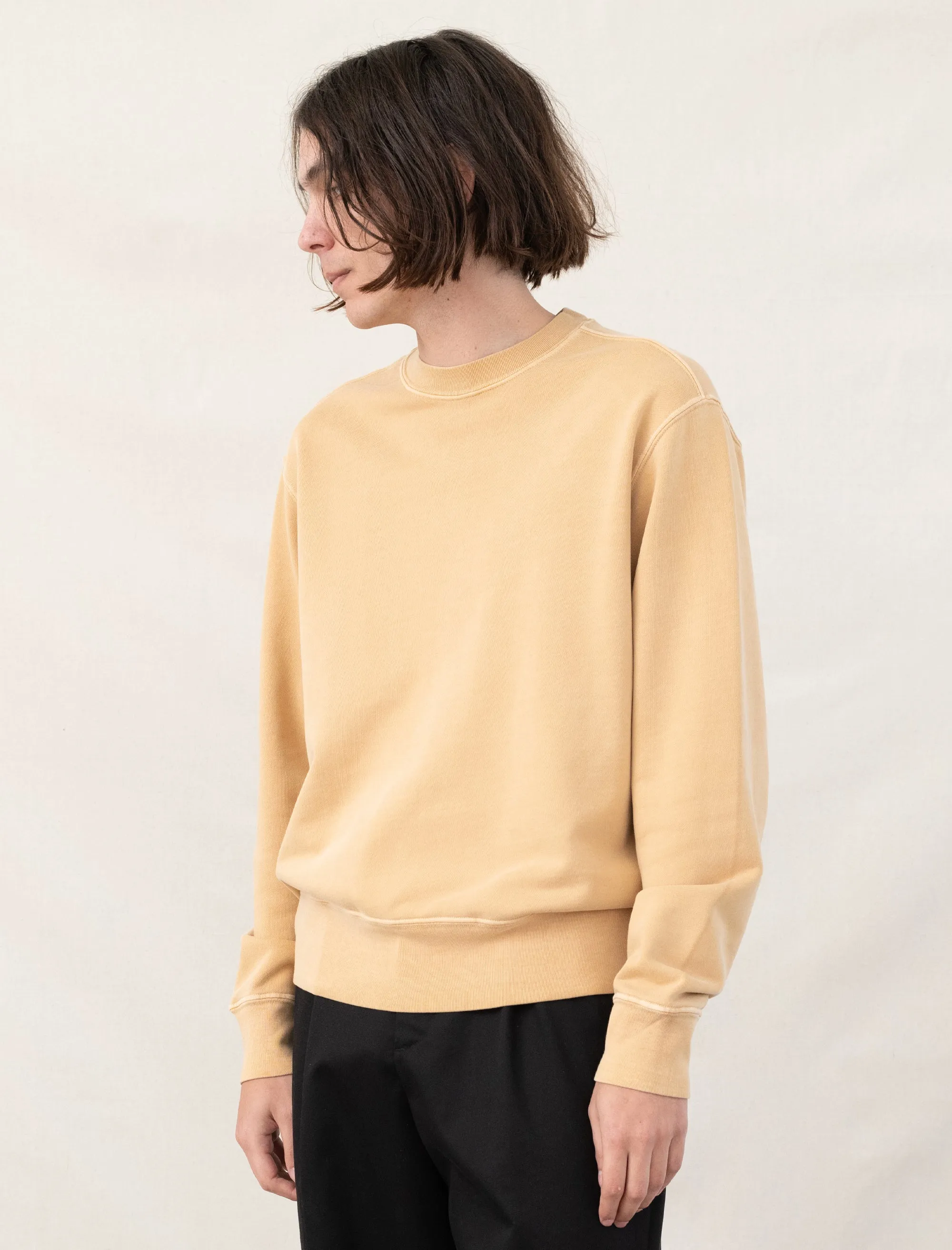 Relaxed Sweatshirt (Mustard Pigment)