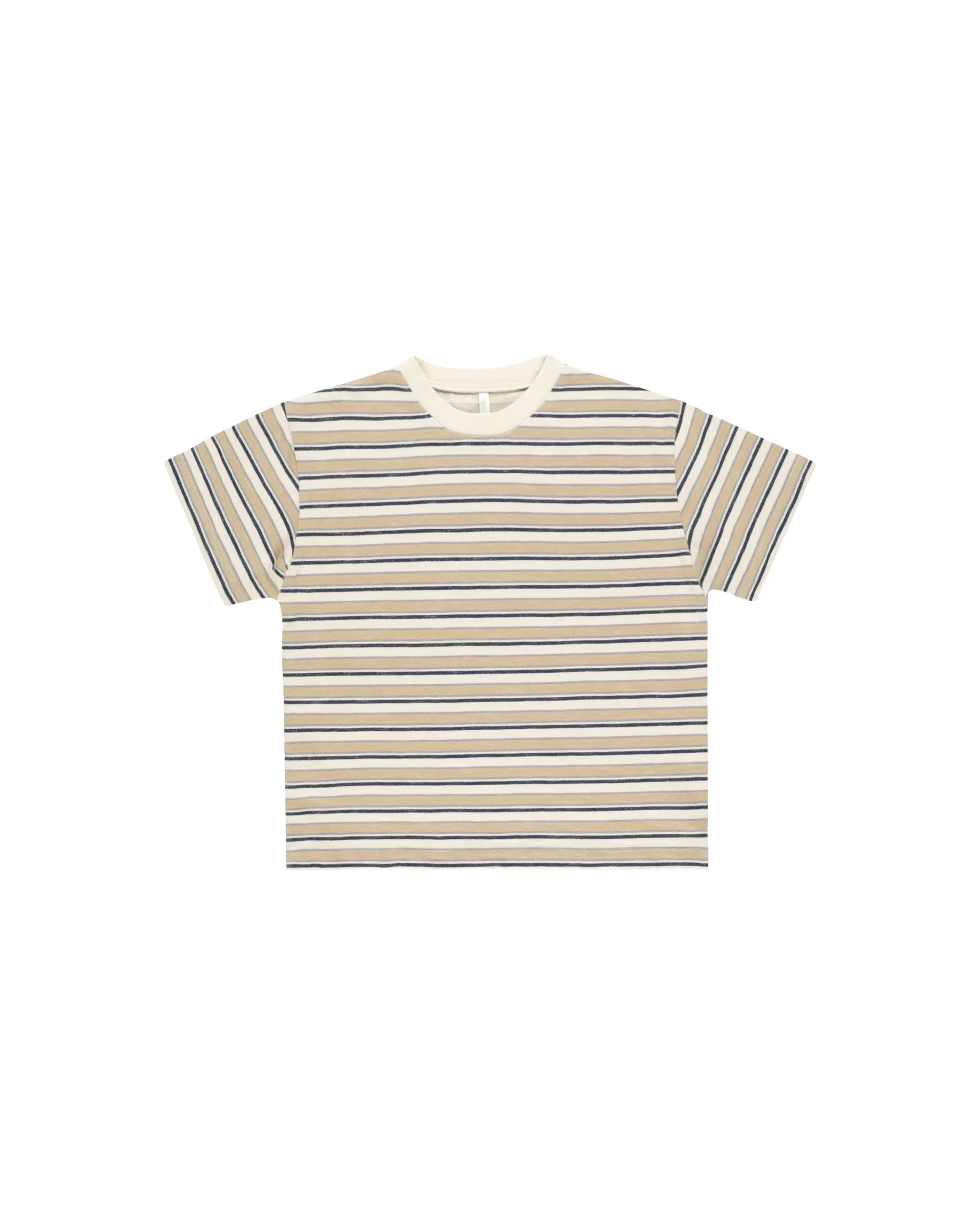 Relaxed Tee - Blue Vintage Stripe