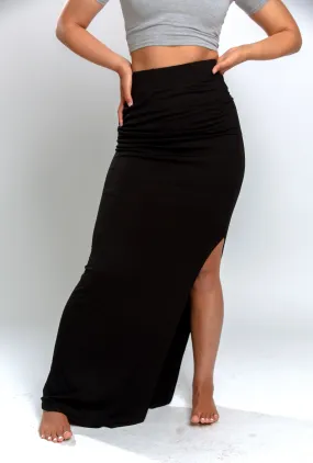 Slit Maxi Skirt-2 Colors