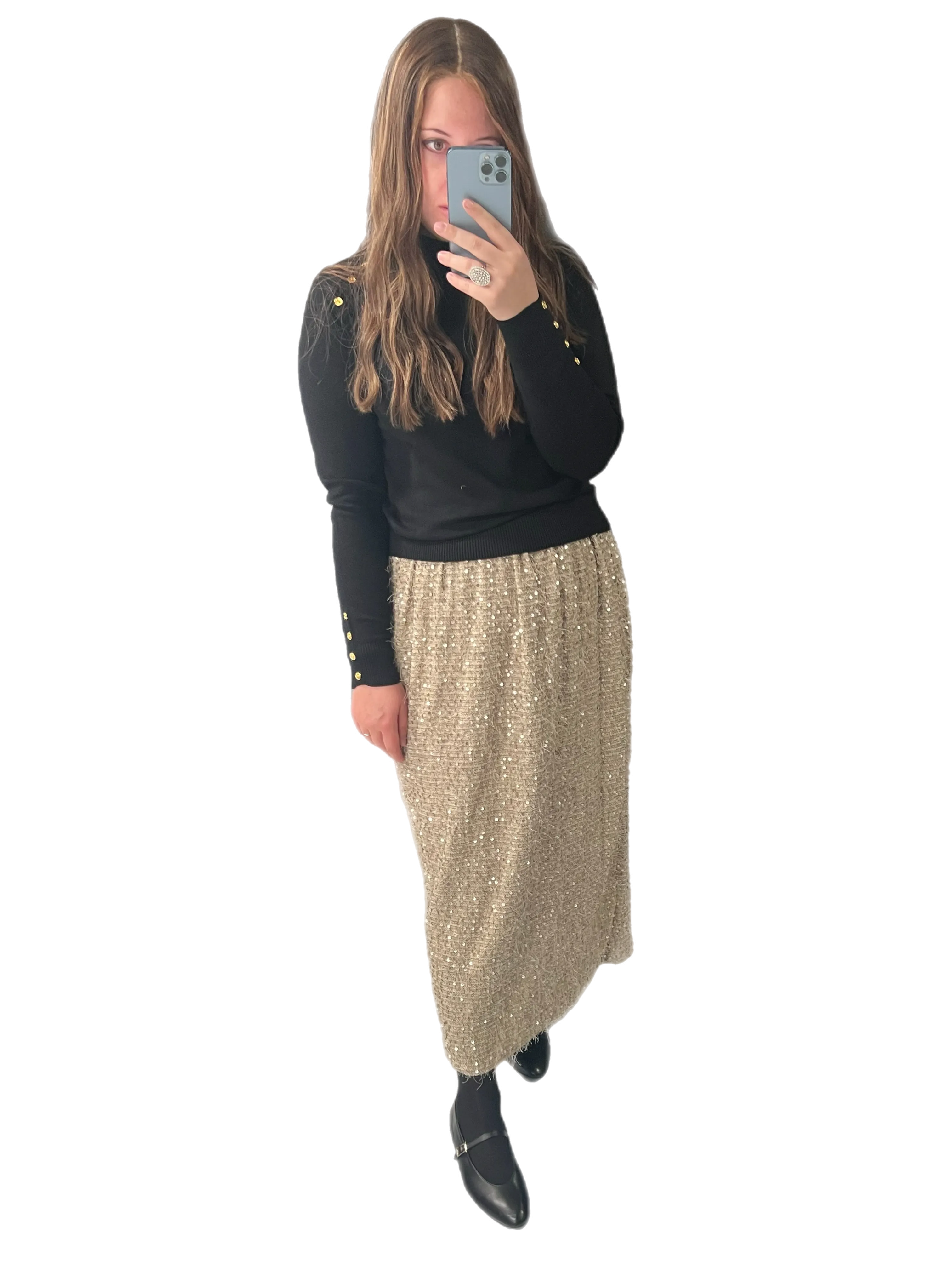 Sparkle Knit Skirt