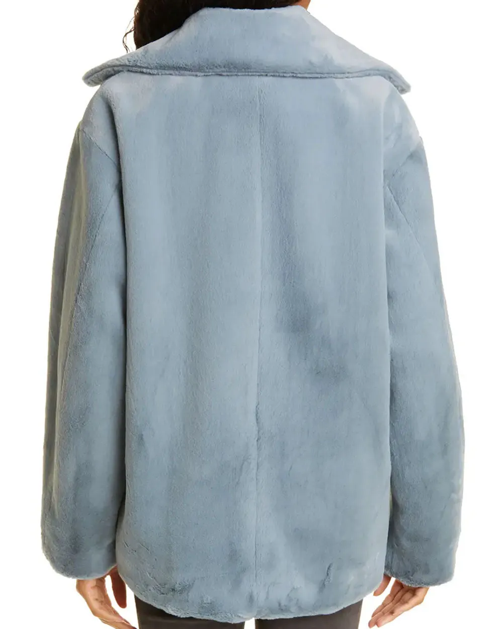 Steel Blue Plush Jacket