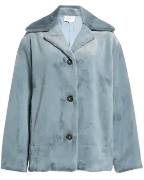 Steel Blue Plush Jacket