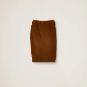 Suede Skirt