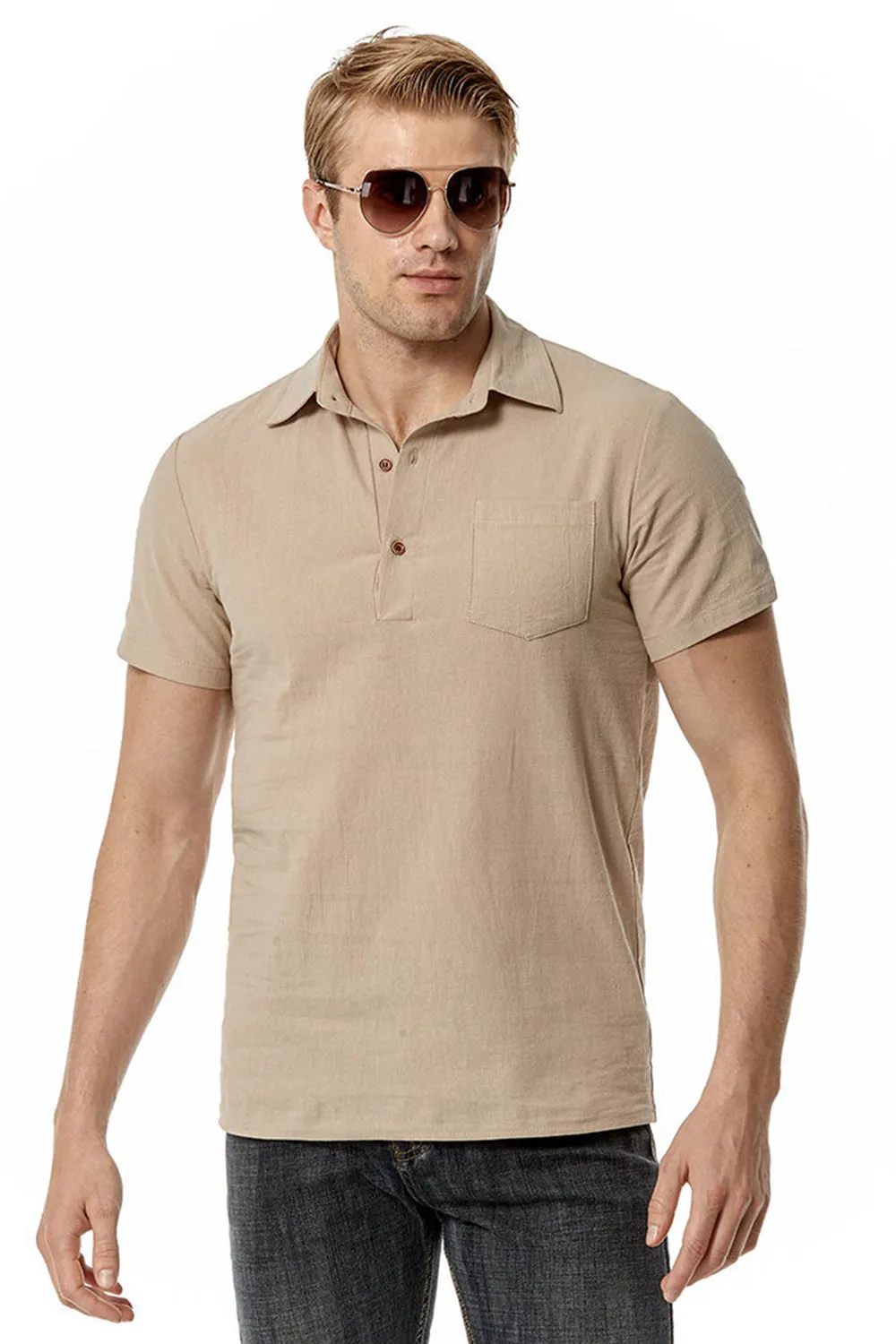 Summer Casual Classic Men's Tops with Short Sleeves